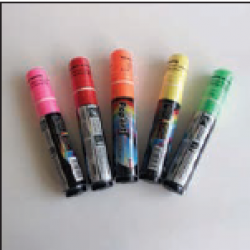 Marqueurs de craie colorés 5 pièces - Product Image 1