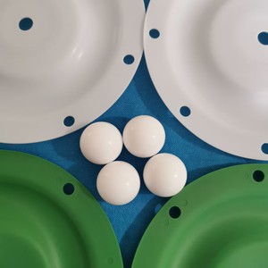 Kit de réparation de section de fluide de pompe à membrane pneumatique <span class=keywords><strong>ARO</strong></span> AODD 637161-44-C pour <span class=keywords><strong>ARO</strong></span> 1'' - Product Image 3