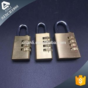 एली प्रसिद्ध ब्रांड संयोजन कुंजी पीतल लॉक पैडलॉक सूटकेस - Product Image 5