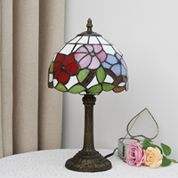 Lampe de table en verre cristal style vintage antique pour salon, chambre à coucher, décoration d'intérieur