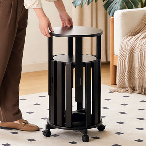 Solid <b>wood</b> stackable <b>stools</b>, household stackable round <b>stools</b>, spare <b>stools</b>, dining table <b>stools</b>, sturdy and durable chairs. - Product Image 2