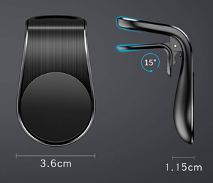 Accessori mobili di Tipo <span class=keywords><strong>L</strong></span> Universale Air Vent Mount Supporto Del Telefono Per Auto di Clip Magnetiche - Product Image 3