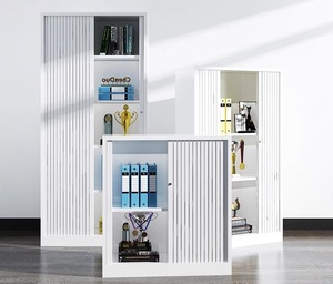 Office Steel Storage <strong>Cabinet</strong> 2 Sliding Roller Shutter Tambour Door <strong>filing</strong> <strong>cabinet</strong> - Product Image 5