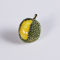 Broche à col personnalisé pour fruits d'été, petites broches à fruits vives, vente en gros,