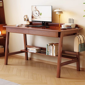 Escritorio de ordenador de pared Simple de madera maciza para el dormitorio del Hogar Escuela primaria y secundaria para estudiantes para <span class=keywords><strong>estudio</strong></span> y escritura - Product Image 3