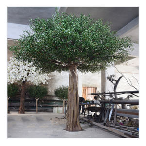 Tronco de Madera, Árbol Decorativo Verde, Árbol Artificial de Cinnamomum Camphora Officinarum, Árbol de <span class=keywords><strong>Eucalipto</strong></span> - Product Image 1