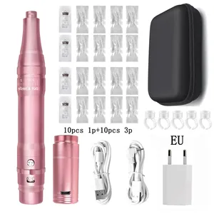 <span class=keywords><strong>Kit</strong></span> de machine de maquillage permanent rechargeable sans fil, machine à tatouer électrique en acier inoxydable pour <span class=keywords><strong>microshading</strong></span> des sourcils - Product Image 6