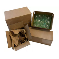 Emballage de boîte en carton de conception de magasin de pharmacie Boîtes d'expédition en carton ondulé mobile brun fort ondulé sans logo