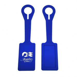 Custom Logo Portable Silicone Luggage Tag Solid Color Factory Direct Supply for Promotional & Business Gifts - Product Image 5