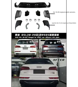 Autozubehör Hochwertige Audi Q5 Modifikation 2018-2020 Front stoßstange Heck Lip Tail Throat Body Kit