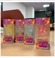 Jouet Squishy Vache des Highlands en forme de boulette, rempli de farine et de pectine, à paillettes, à remontée lente, jouet anti-stress mignon, cadeau pour enfants