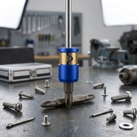 Embouts de tournevis universels en alliage de 1/4 po, fabriqués en usine, 14,5*7,5*22, anti-corrosion, résistants, avec anneau magnétique
