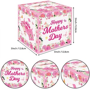 Fête des mères décoration tirelire drôle papier boîte-cadeau pour les parents et <span class=keywords><strong>maman</strong></span> pour les cadeaux de Noël en espèces - Product Image 4