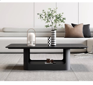 <span class=keywords><strong>2025</strong></span> nueva mesa de té de tablero de roca Rectangular de lujo diseño minimalista moderno para sala de estar Oficina y apartamentos pequeños - Product Image 6