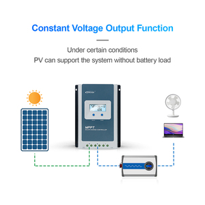 Thông Minh 10/20/30/40 amp MPPT năng lượng mặt trời CHARGE <span class=keywords><strong>CONTROLLER</strong></span> tự động 24V/12V lithium battery Regulator hệ thống với màn hình LCD hiển thị - Product Image 3