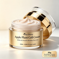 Crème pour le visage à base de cellules souches de culture de cellules végétales de pomme, formule suisse OEM, professionnelle, raffermissante, anti-rides, hydratante