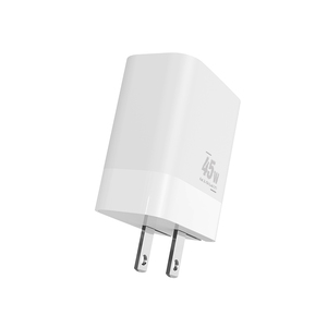 Adaptador de carga rápida de alta potencia GaN, 45W, USB C, PD, 2 puertos, <span class=keywords><strong>cargador</strong></span> portátil para <span class=keywords><strong>Mac</strong></span> book, IPad, teléfono - Product Image 5