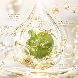 <span class=keywords><strong>Kit</strong></span> de Cuidado <span class=keywords><strong>Facial</strong></span> de Belleza con Logotipo Personalizado Coreano, <span class=keywords><strong>Limpieza</strong></span>, Colágeno Hidrolizado, Reafirmante, Antienvejecimiento, Blanqueador, Set de Cuidado de la Piel con Baba de Caracol - Product Image 4