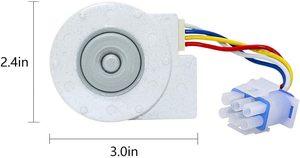 Moteur de ventilateur d'évaporateur de <span class=keywords><strong>réfrigérateur</strong></span> 241509402-Compatible avec les réfrigérateurs Frigidaire <span class=keywords><strong>Electrolux</strong></span> Ken-more-Remplace 241509401 - Product Image 3