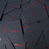 Tarjetas de presentación personalizadas de alta calidad con impresión de logotipos en lámina dorada