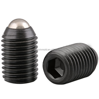 Poussoir à bille à ressort en acier inoxydable avec embout en nylon usiné CNC, différentes tailles