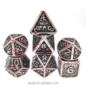 Magic Alchemy-Jeu de dés métalliques du MDN Donjons et Dragons, grands jeux de dés métalliques pondérés D & D pour MTG <span class=keywords><strong>RPG</strong></span> - Product Image 3