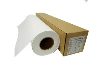 Rolo de papel da subolmação 24 polegadas da secagem rápida 100gsm para o rolo do papel da impressão digital do grande formato