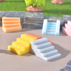 Adornos de Paisaje en Miniatura, Escalones de Piedra Modernos de Estilo Antiguo Simulados, Manualidades de Resina para Jardinería y Bonsái - Product Image 2