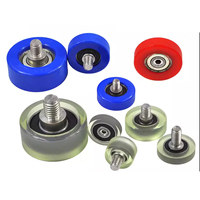 30mm 32 34mm 35 36mm 38mm 40mm 50mm roulements formés en polyuréthane silencieux avec vis PU rouleau poulie élastique résistant à l'usure