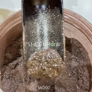 Sheenbow WD Series Label pribadi Eyeshadow pigmen Makeup Glitter Eye Shadow bubuk berlian berkilau