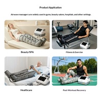 Bottes de massage des jambes à compression d'air pour le bien-être et la récupération en spa, système de thérapie par compression pneumatique pour la relaxation