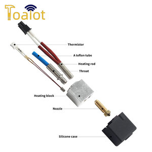 Kit de cabezal de impresión Anycubic Kobra2, extrusor de alta temperatura con funda de silicona para accesorios de impresora 3D - Product Image 2