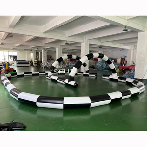 29x23 piedi grandi bambini <span class=keywords><strong>pista</strong></span> gonfiabile per autoscontro gonfiabile Arena gonfiabile Go Karts <span class=keywords><strong>pista</strong></span> da corsa barriera per autoscontri - Product Image 3