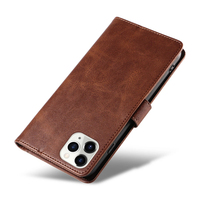 Funda Tipo Cartera de Cuero PU para iPhone 11 Pro Max - Funda con Soporte, 3 Ranuras para Tarjetas, Cierre Magnético y Carcasa Antigolpes
