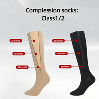 Meilleures ventes : Chaussettes de sport à compression mi-hautes pour hommes, antidérapantes, avec fermeture éclair, pour le cyclisme, la course à pied, la gym, les activités sportives quotidiennes en extérieur