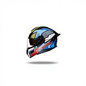 Casco de Motocicleta Integral para Niñas, Certificado por el DOT, Talla XL, Carcasa de ABS, Forro de Espuma, Nuevo, Visera Transparente, Diseño Deportivo - Product Image 1