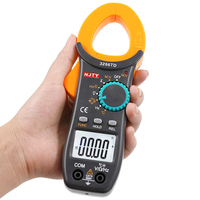 Meteran Jepit Digital 3266TD DC/AC Volt Amp Ohm Diode Mini Multimeter Ammeter Penguji Resistensi Voltase Arus NCV