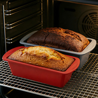 Moule à gâteau en silicone antiadhésif, moule à pain, moule de cuisson pour gâteaux, brownies, gâteaux au fromage, gâteaux faits maison, pains, glaces et toasts