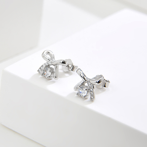 مجموعة مجوهرات لامعة من الكريستال للنساء والفتيات مجوهرات الزفاف للعروس مجموعة أقراط وقلادات من حجر الراين فضي 925 - Product Image 5