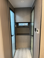 Maison capsule spatiale mobile 1 chambre avec cuisine Maison conteneur Villa capsule pour l'extérieur avec système intelligent