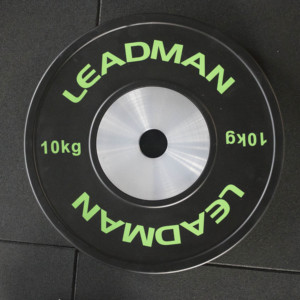 Piastre Bumper in Gomma Colorata Leadman per Competizioni, Standard IWF 450mm, 5-25KG per Cross Fitness - Product Image 1