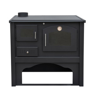 Venta caliente estufa de leña de hierro fundido con horno estufa de leña - Product Image 4