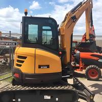 Nouvelle pelle sur chenilles chinoise SY35U de 3,5 tonnes avec godet de 0,12 m³, 20,4 kW, attache rapide, certifiée CE et EPA