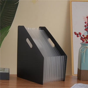 Carpeta organizadora de archivos de acordeón, organizador de plástico apilable, 13 bolsillos, pp, expansión con mango, gran precio - Product Image 5