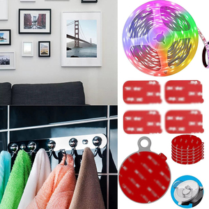 Cinta Adhesiva de Doble Cara 3M, Cinta de Instalación Resistente, Fuerte Adhesivo, Cinta de Espuma Impermeable, Apta para Tiras de Luces LED - Product Image 5