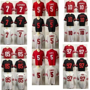 เสื้อแข่งกรีฑา San Francisco 49ers สำหรับผู้ชาย ไซส์ S M L XL XXL XXXL สีพื้น ผลิตจากโพลีเอสเตอร์ผสม ชุดกีฬา มีสินค้าพร้อมส่ง - Product Image 1