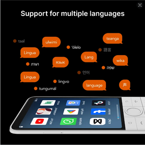100 pièces QIN F22 <span class=keywords><strong>Pro</strong></span> 4 Go + 64 Go Android 12 Téléphone portable 4G avec prise en charge de <span class=keywords><strong>Google</strong></span> Play Téléphone pour personnes âgées Version mondiale Téléphone mobile à fonctions - Product Image 3