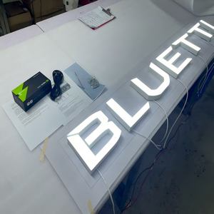 Geschäfts logo Metall beleuchtetes Zeichen Benutzer definiertes Geschäfts zeichen 3D-Metallschild Benutzer definiertes beleuchtetes Logo - Product Image 2