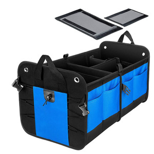 Caja de almacenamiento organizadora de maletero de coche de carga para camiones de material Oxford ecológico súper duradero con tablero divisorio - Product Image 4