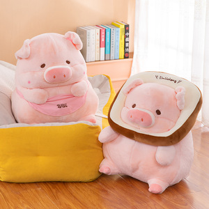 ตุ๊กตาหมูอ้วน ตุ๊กตาสั่งทำพิเศษ ผลิตจากใยฝ้าย PP ของเล่นตุ๊กตาสัตว์น่ารัก ของเล่นตุ๊กตาคริสต์มาส ของเล่นเด็ก ตุ๊กตาหมูน่ารัก - Product Image 5